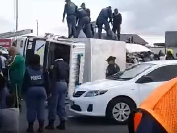 Taxi truck accident YouTube