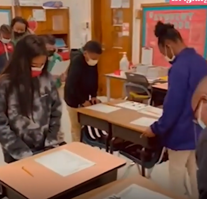 WATCH: A Math Teacher is using 'rap' to teach students about decimals...