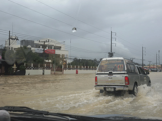 Southern Thailand flooded