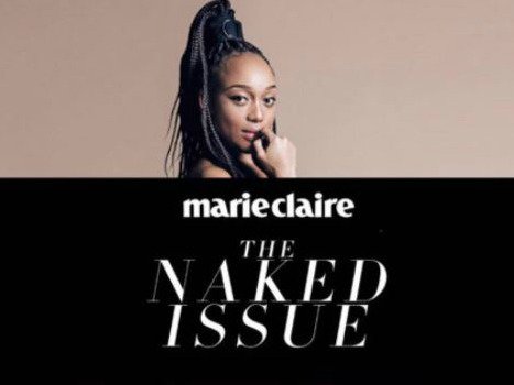 Thando Thabethe Marie Claire naked issue