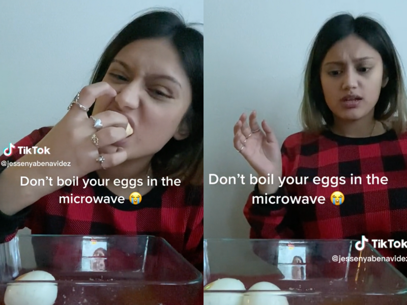 TikTokers warned not to try viral egg boiling hack