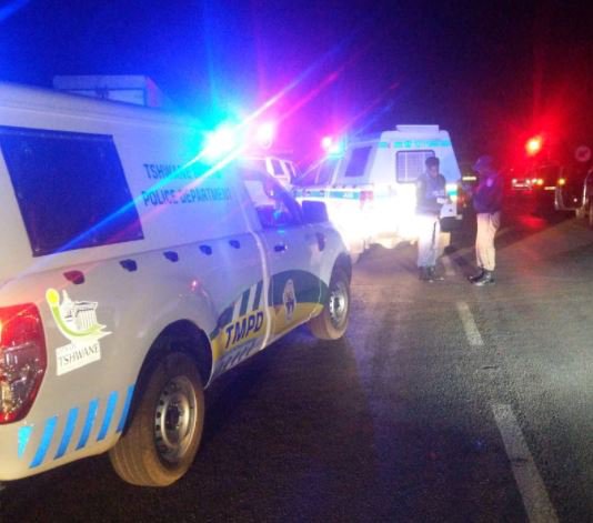 TMPD Tshwane metro police car accident