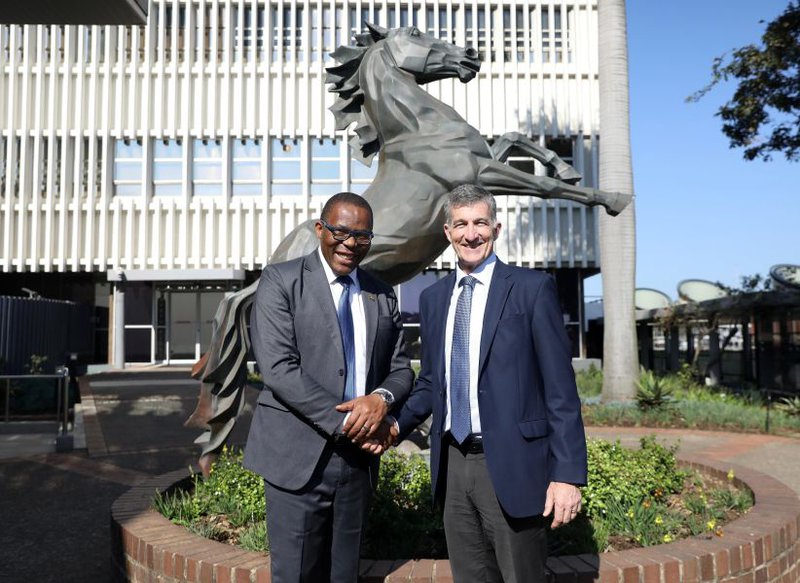 eThekwini Mayor Cyril Xaba and Toyota CEO Kirby