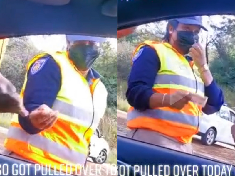 WATCH: The cheerful side to SA traffic police you never get to see!