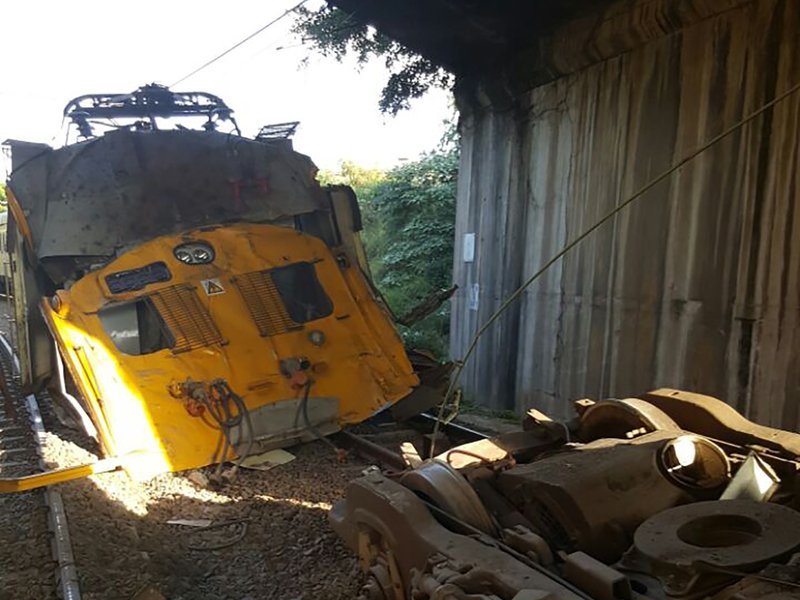 Train collision Lamontville 1