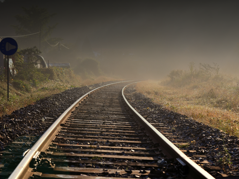 Dark train tracks