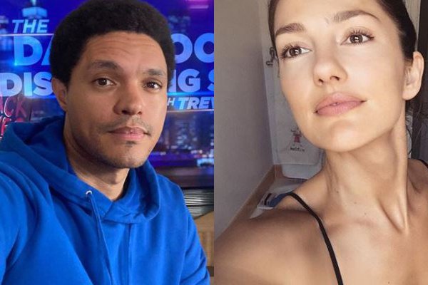 Trevor Noah and Minka Kelly