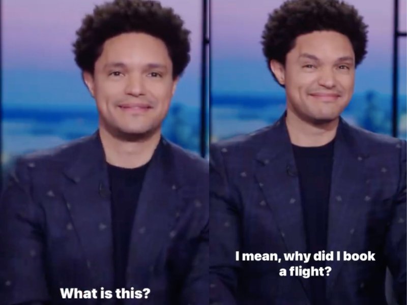 Trevor Noah roasts Texas governor South Africans crossing borders
