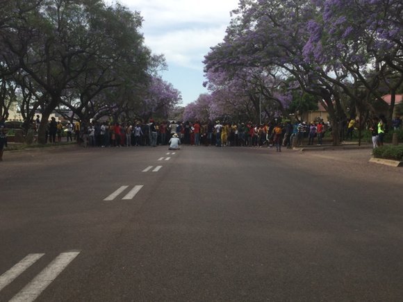 PTA students in streets
