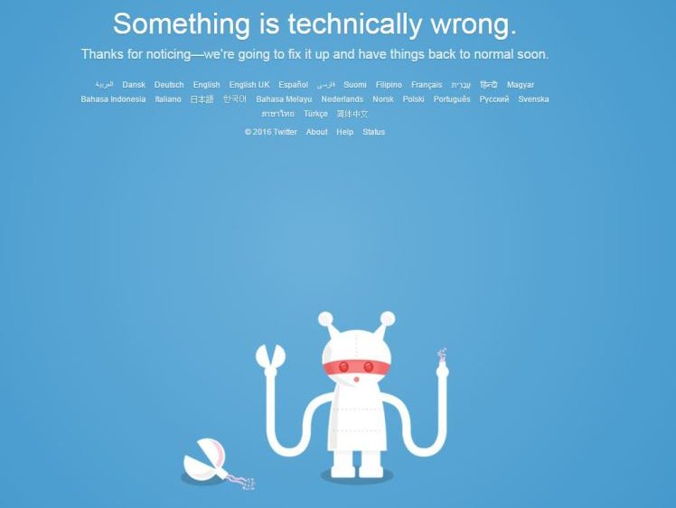 Twitter is DOWN!