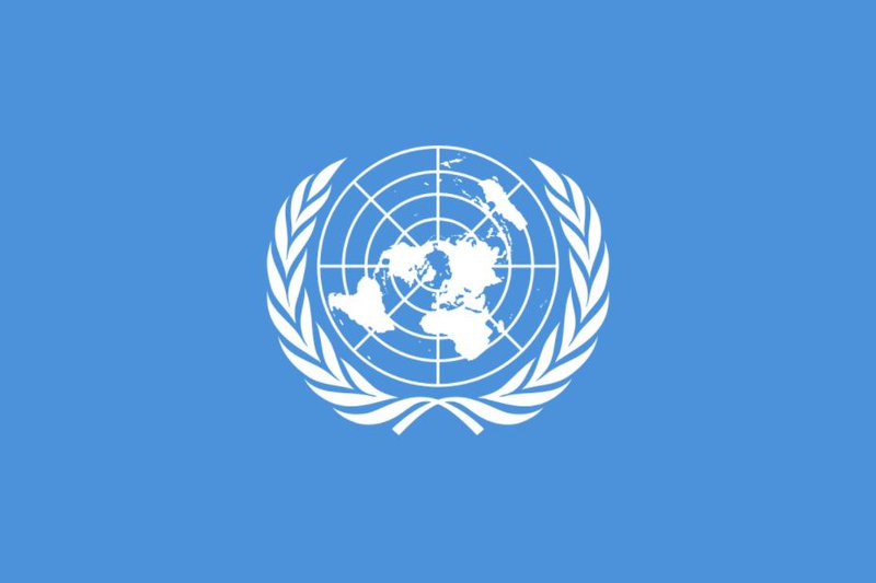 UN flag United Nations logo BIG