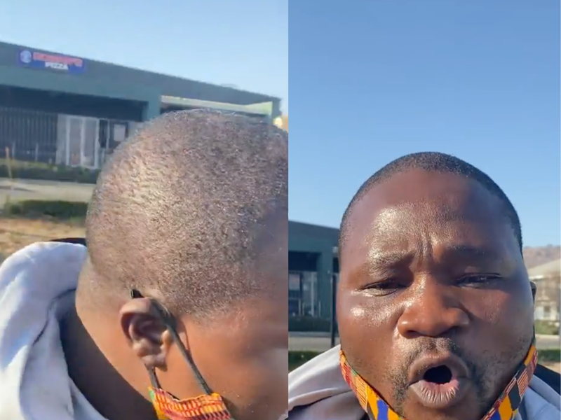Unathi Nkayi harassed by stranger video