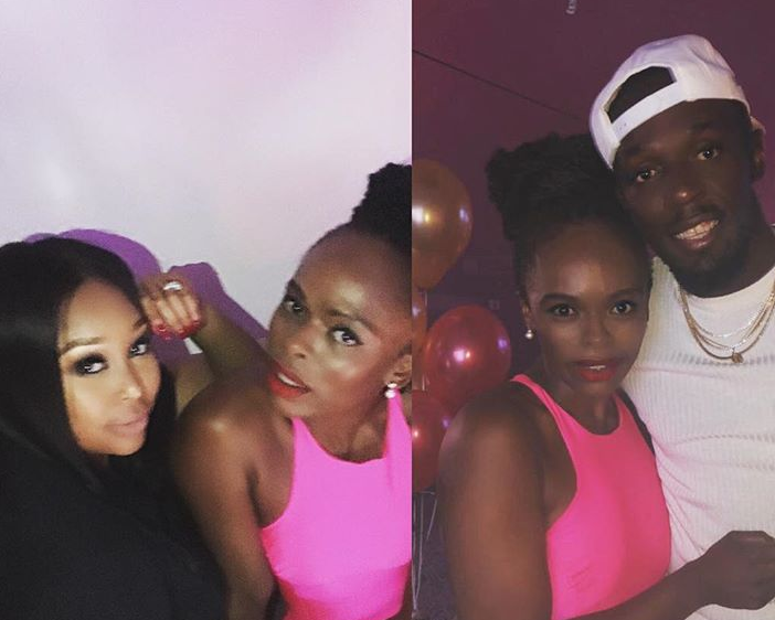 Usain Bolt, Unathi and Minnie Dlamini