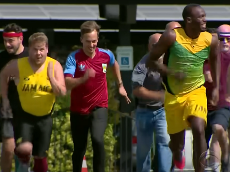 VIDEO: Average runners try to race Usain Bolt