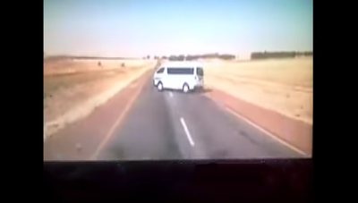 Shocking taxi accident caught on camera