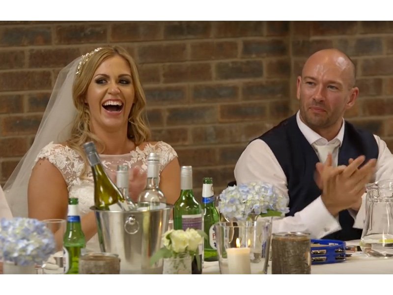 Maid of honour raps to Vanilla Ice