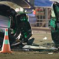 Vehicles after collision