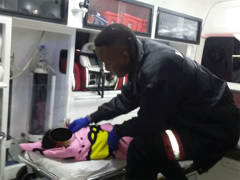Baby abandoned outside Durban (Verulam) restaurant being treated