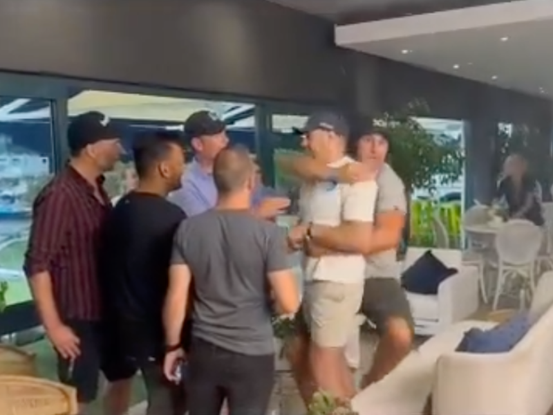 VIDEO: Victor Matfield "takes down" UFC World Champ Dricus du Plessis