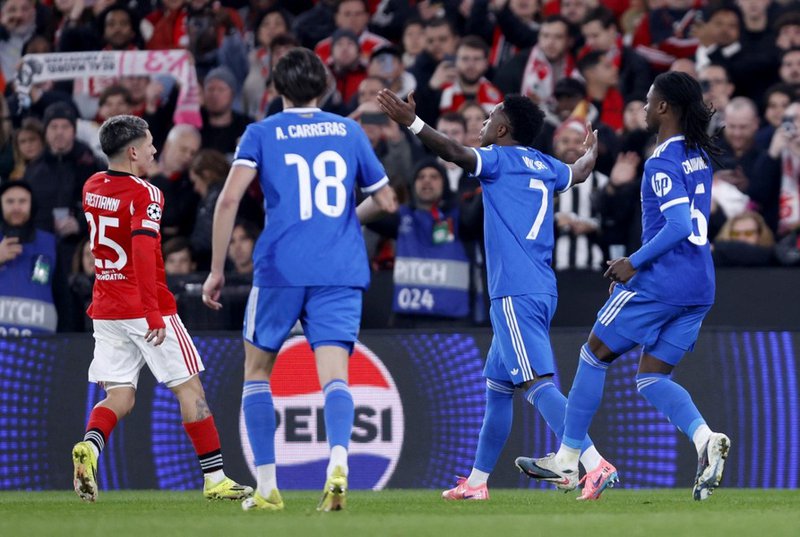 Vinicius Junior racially abused during Real Madrid's 1-0 win away to Benfica