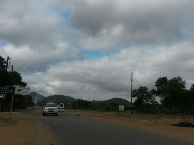 Police in Vuwani_jacanews