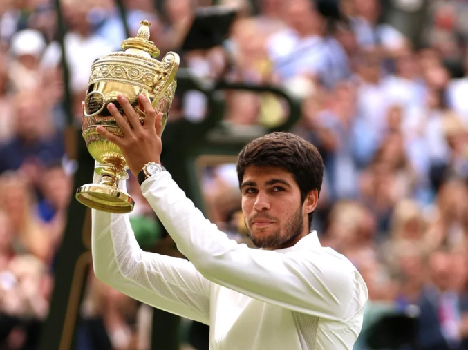 Alcaraz beats Djokovic in five sets to win first Wimbledon title