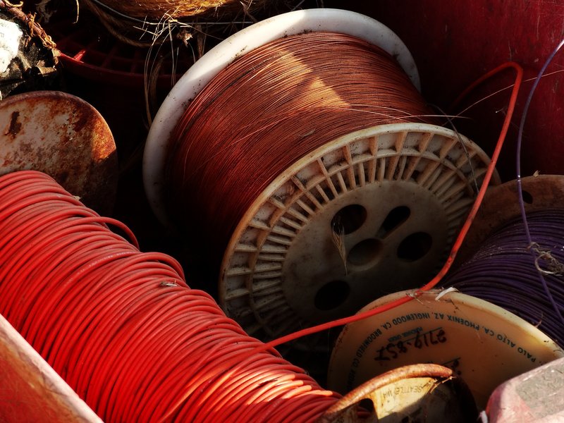 Copper cables stolen