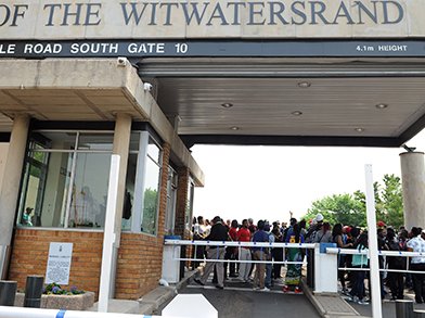 Wits protest