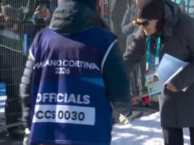 Olympians and spectators shocked by trespasser appearing at finish line