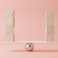 Work life balance stock image