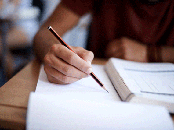 Writing an exam