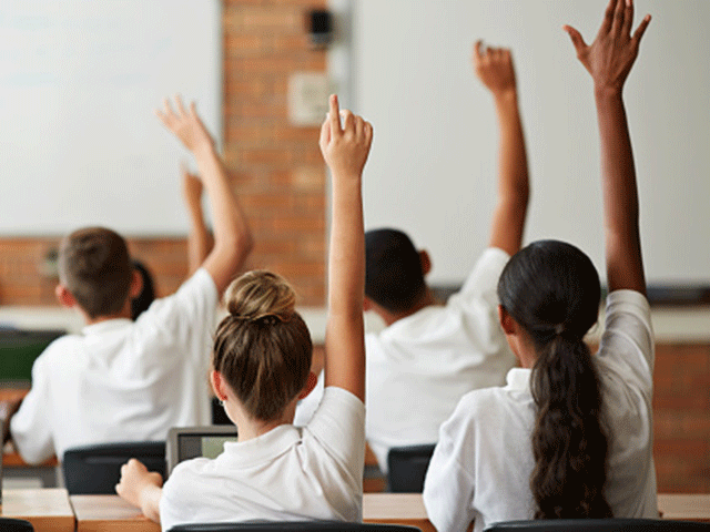 Children in classroom