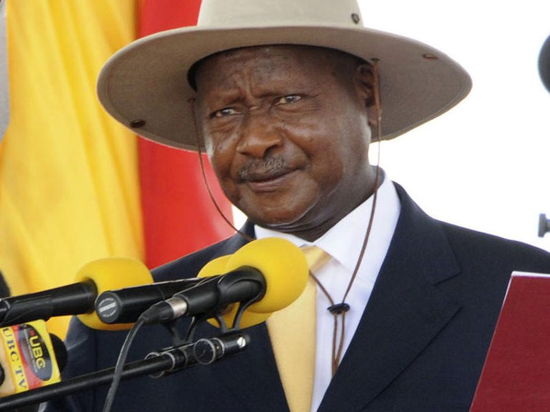 Uganda president Yoweri Museveni