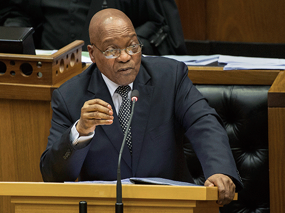 President Zuma in Parliament