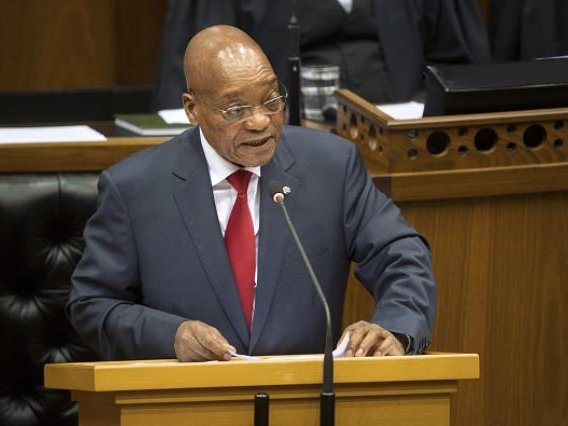 President Zuma in Parliament