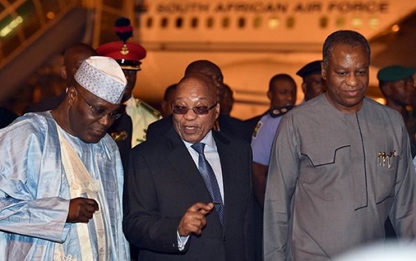 President Jacob Zuma state visit Nigeria