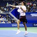 Top seed Alexander Zverev in action at the 2026 US Open